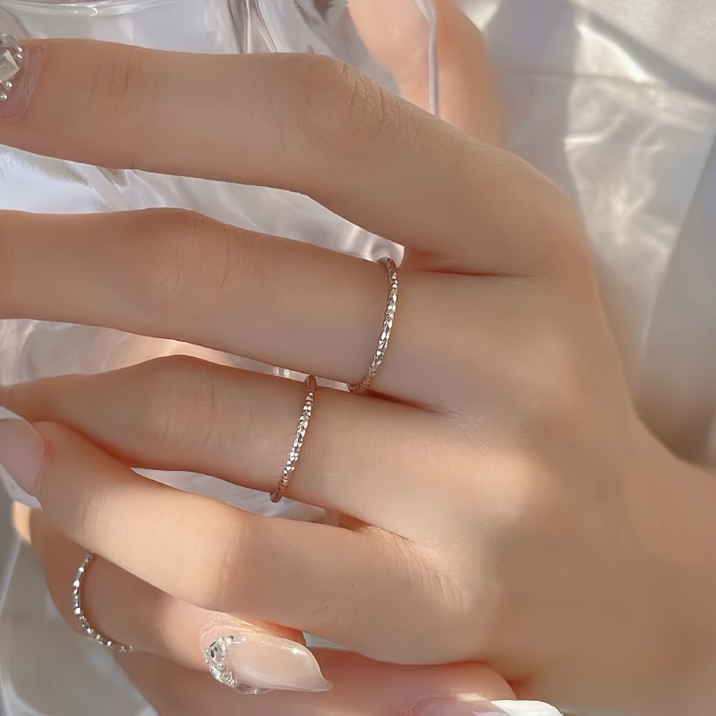 Fashionable Sparkling Non Fading Women's Ring